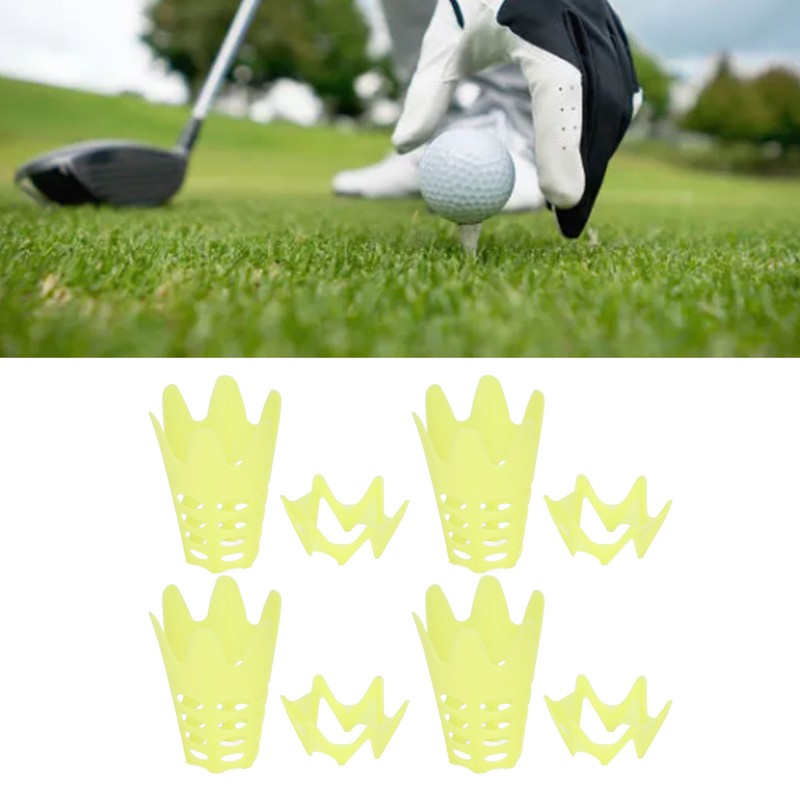 20 Pcs Plastic Golf Ball Holder Resistanceless Golf Simulator Tees