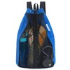 WANDF Swim Bag Mesh Drawstring Backpack Beach Backpack for Swimming,