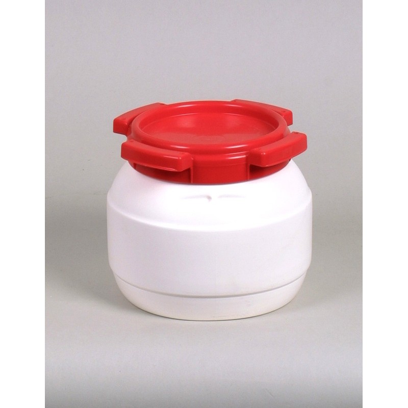 No Label Wasserfass ohne Etikett, weiß, 3,4 L