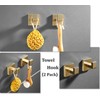 Brushed Gold Bathroom Hooks Towel Hook Wall Hooks, Wall Mounted
