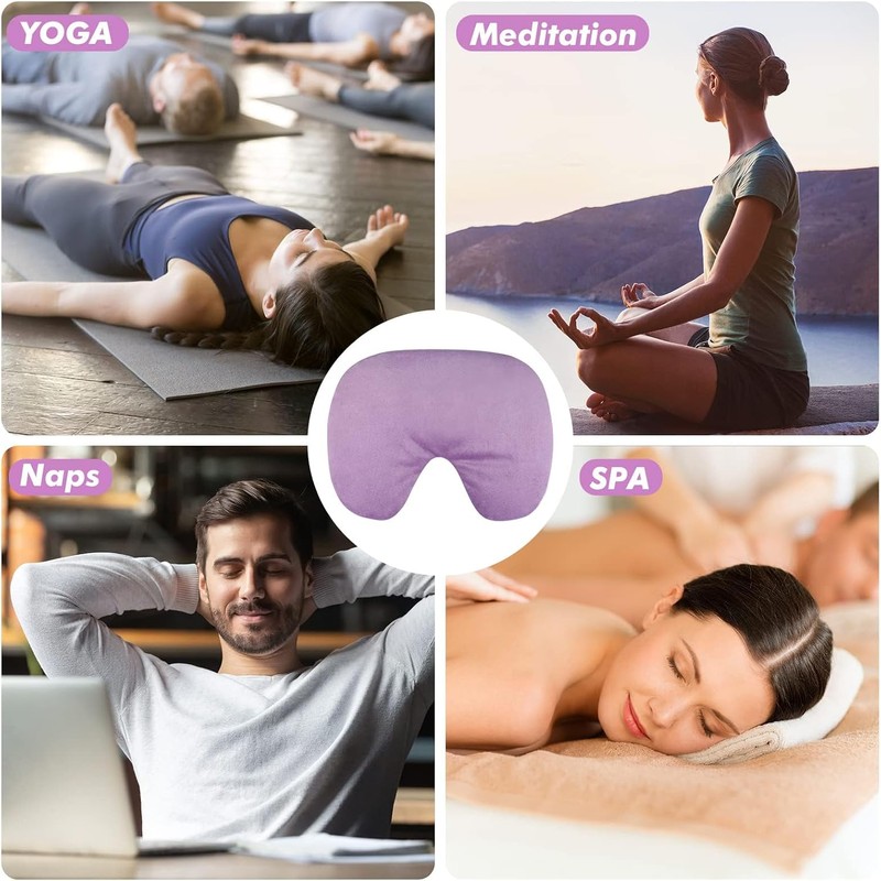 Máscara de Ponderada para Microondas para Ojos Secos, Compresa Caliente