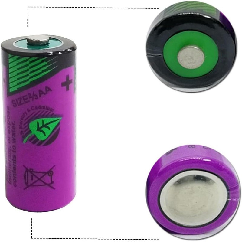HDSBFCWYGG <- 4pcs -> TL-5955 2/3 AA Battery 3.6V 1650mAh