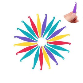 100PCS Dental Elastic Rubber Bands Placers for Braces Disposable Plastic Braces Rubber Band Tool for Dental Orthodontic (100PCS)