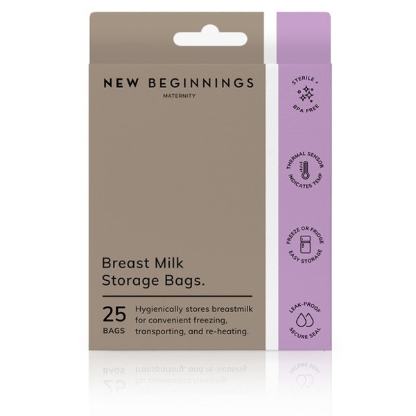 New Beginnings Breast Milk Storage Bags X 25