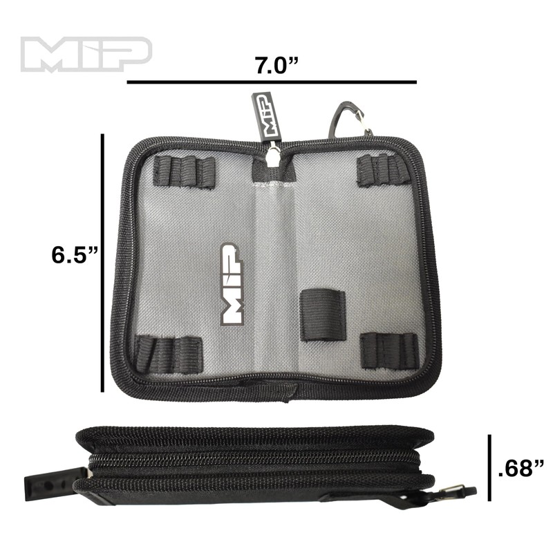 MIP RC Mini Tool Bag 13 Pocket Holds 1/4 Hex