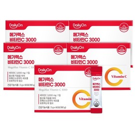 Daily On Megamax Vitamin C 3000 60 sachets x 5 (10 months) / 데일리온 메가맥스 비타민C 3000 60포x5개(10개월)