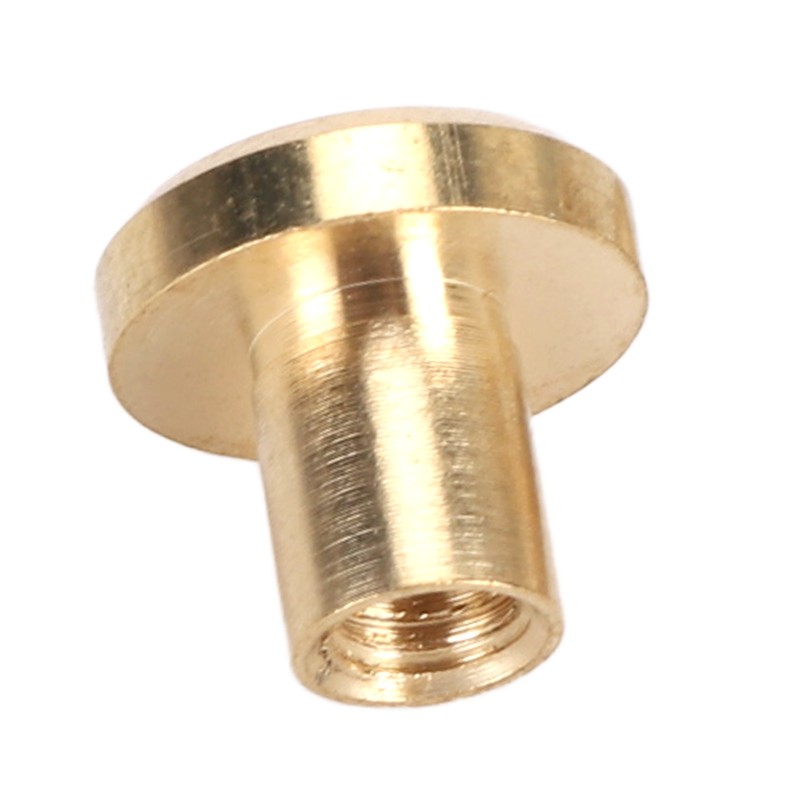 50Pcs Decorative Rivets 50Pcs Slot Flat Head Screws Brass Screw