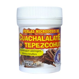 OCOTZOTL Perlas dulces recubiertas de EXTRACTO DE CUACHALALATE y TEPEZCOHUITE, 30gr (aprox ms de 160 perlas). Natural, concentrado, de bolsillo.      