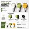 3 Pcs Suction Cup Hooks for Bathroom & Kitchen Storage