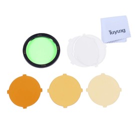 Godox AK-R16 Round Color Filters,for V1 Flash Series V1-S V1-N V1-C,use Godox H200R Round Flash Head, Compatible for Godox AD200,AD200 pro