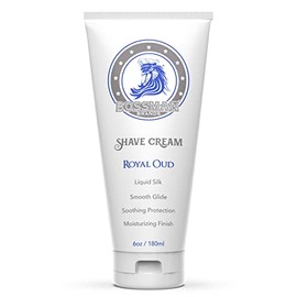 Bossman Bossman Liquid Silk Shaving Cream - Smooth Glide, Soothing Protection, Moisturizing Finish (Royal Oud Scent)