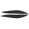 Front Headlight Eyebrow Eye Lid Cover Trim Piano Black Replacement