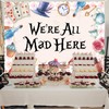 We’re All Mad Here Backdrop - Afternoon Tea Party Decor,