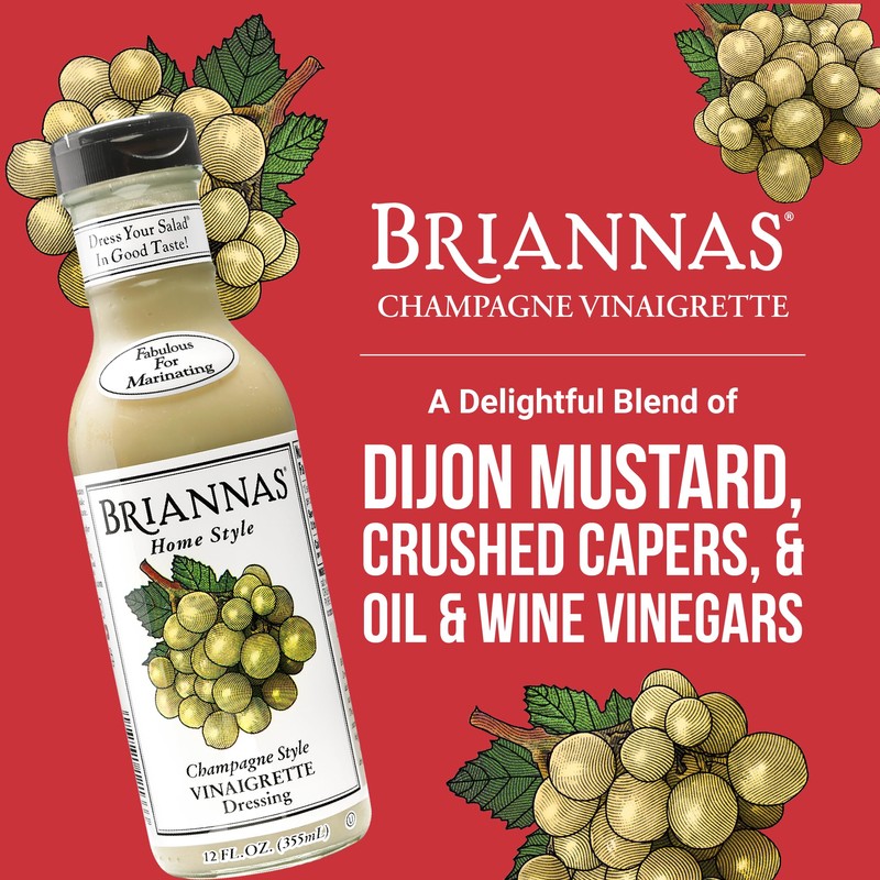 BRIANNAS - Home Style Champagne Vinaigrette Dressing – Fine Salad