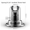BOPai Vacuum Suction Cup Shower Head Holder, Adjustable 20 Degrees
