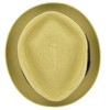 Belfry Braid Jazz - Straw Diamond Porkpie - XL