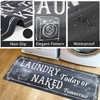 Falflor Farmhouse Laundry Room Rug Runner 20"X59" Non Slip Waterproof