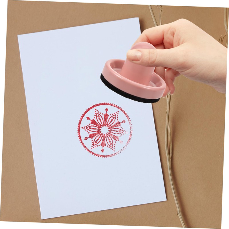 jojofuny Handmade Seal Stamp Block Pressing Tool for Cardmaking Scrapbooking