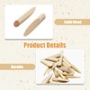 50 Pcs Solid Wood Pocket Hole Plugs Woodworking Screws Plugs