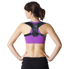 WXSHUOYU Back Straightener, Back Support Strap, Reduces Pressure When Sitting for a Longer Period, Promotes Correct Posture, Lightweight and Breathable, Suitable for All-Day Wear