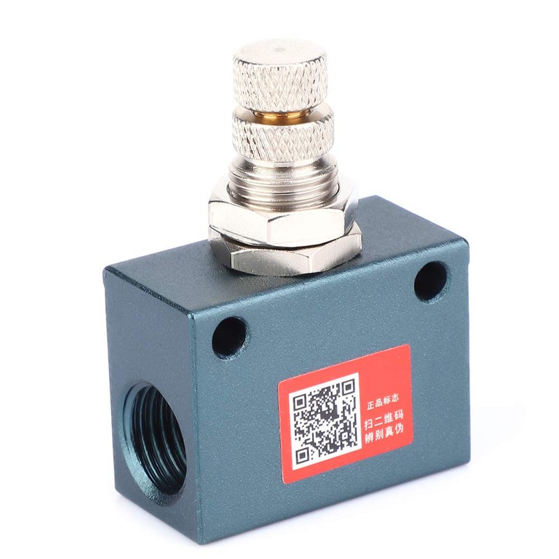 G1/4 Air Flow Control Valve, ASC200 08 Aluminium Alloy Throttle