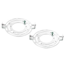 PATIKIL 120mm (4.72") Universal Light Fixture Mounting Bracket Kit, 2set Light Crossbar Round Ceiling Plate for Wall Light, Close to Ceiling Light, Chandelier