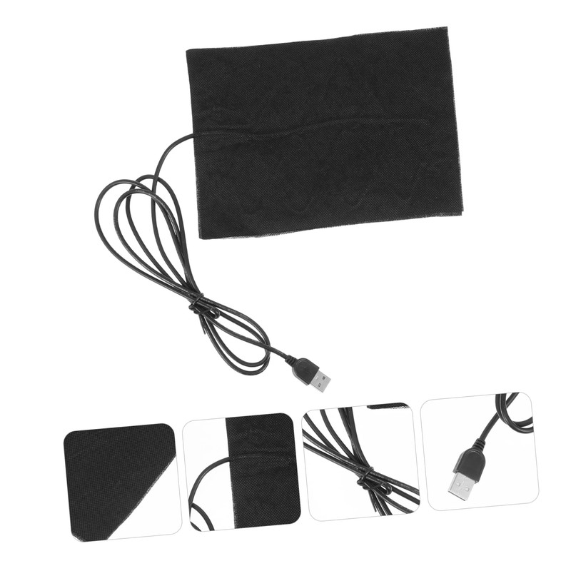 Operitacx 2pcs USB Heating Pad for Epoxy Curing Cotton Mat