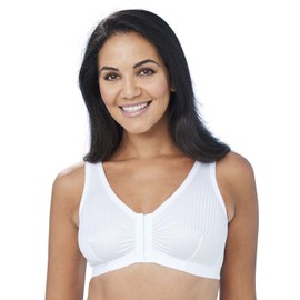 Eden House Ladies | Pack of 3 Bra Original Front Fastening Magic Bra | White