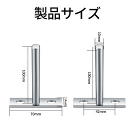 8pcs Shelf Brackets Concealed Floating Insert Hardware Concealed 70mm x 72mm 3"