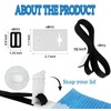 IONPSHG 8Set Pool Solar Cover Reel Attachment Kit Pool Solar