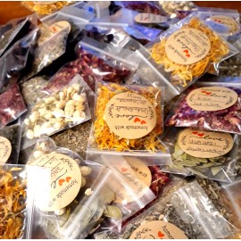 15 PCS Witchcraft Herb Assortment | Flowers & Herbal Spellcraft Altar Supplies