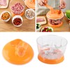 Manual Vegetable Grinder Stainless Steel Food Grade Compact Portable for