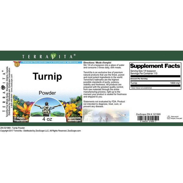 Turnip Powder (4 oz, ZIN: 521969) - 2 Pack
