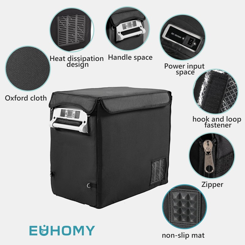 EUHOMY CF55 Insulated Protective Cover 59 Quart Car Refrigerator Insulated