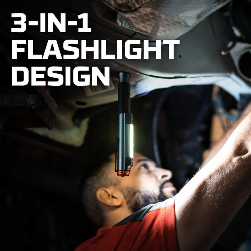 NEBO Big Larry 3 Work Light, 600 Lumen Flashlight with