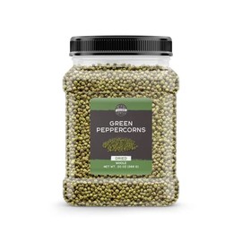 Birch & Meadow 1.25 lb of Green Peppercorns, Fresh & Mild Flavor, Whole & Dried
