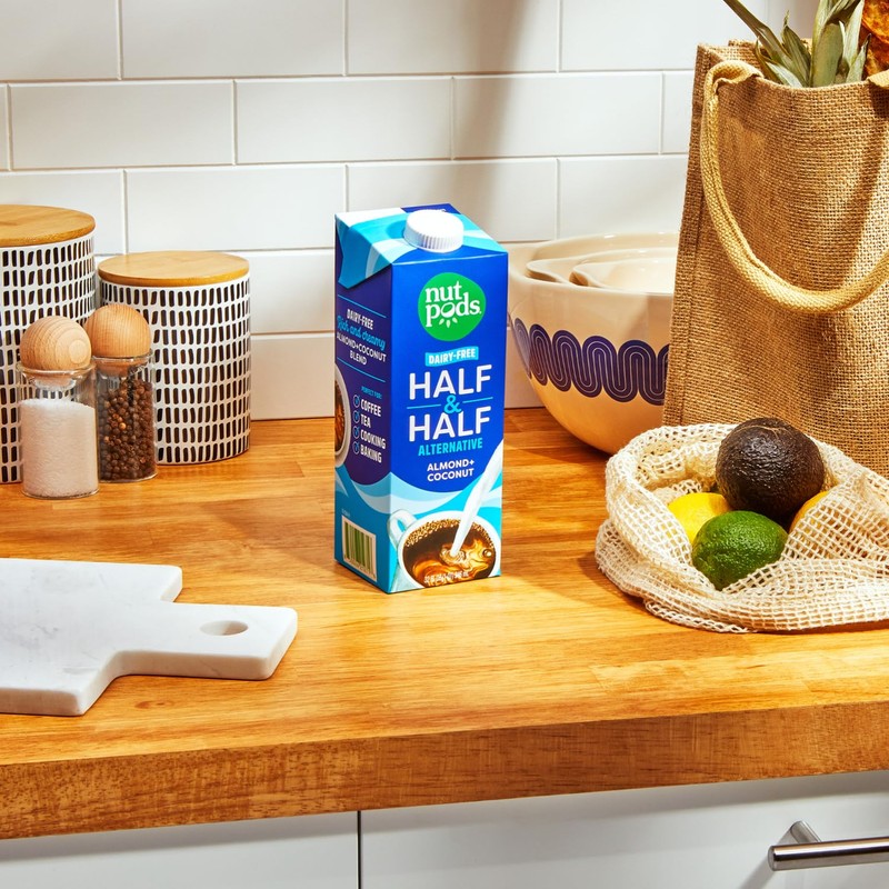 nutpods unsweetened Half & Half Dairy-Free Coffee Creamer