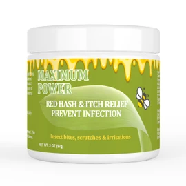 Natural Bee Venom & Tea Tree Oil Balm Cream, Insect Bites, Cyst Removal Patch, Spider Bites, Bee Stings, Seborrhoea, Inner Thigh, Jock Itch, Hand and Foot, Tinea Versicolor, Itchy Feet, Psoriasis