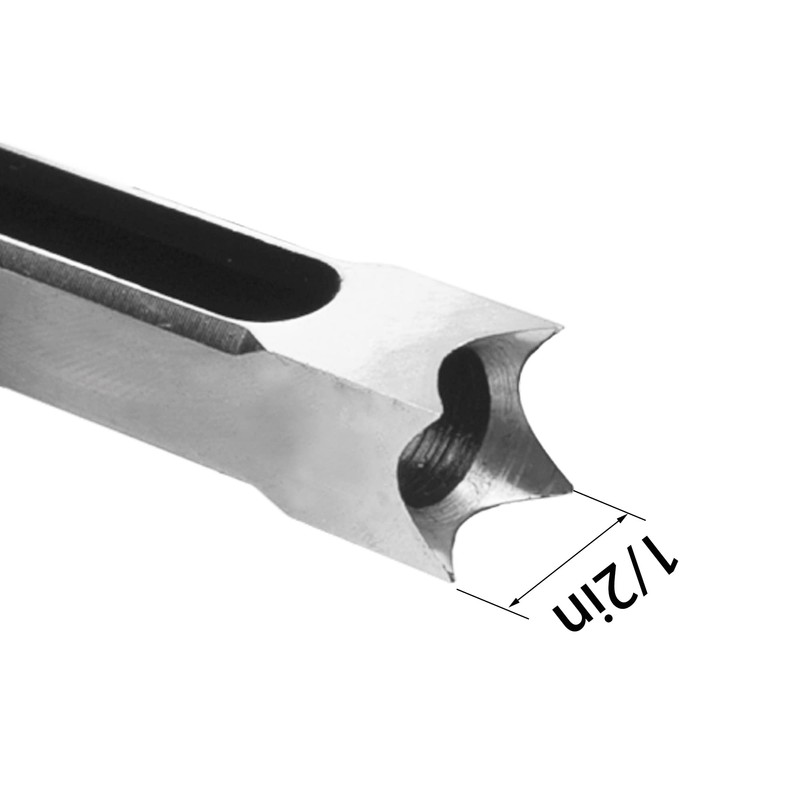 Rrina 1/2 inch Square Hole Drill Bit Hollow Chisel Mortise