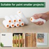 VOOMEY Mini Paint Roller,Small Paint Roller,4-Inch Foam Paint Roller with