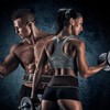 Soporte Lumbar para Hombres y Mujeres,faja Lumbar Ajustable con 7
