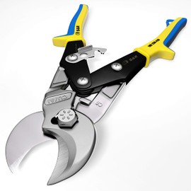 S&R Cable Cutter 250 mm for Aluminum and Copper Cables. Powerful Double-Edged Scissors for Electric Cables