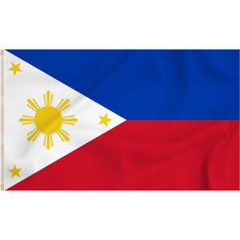 Storm&Lighthouse Philippines Flag 5ft x 3ft with Eyelets