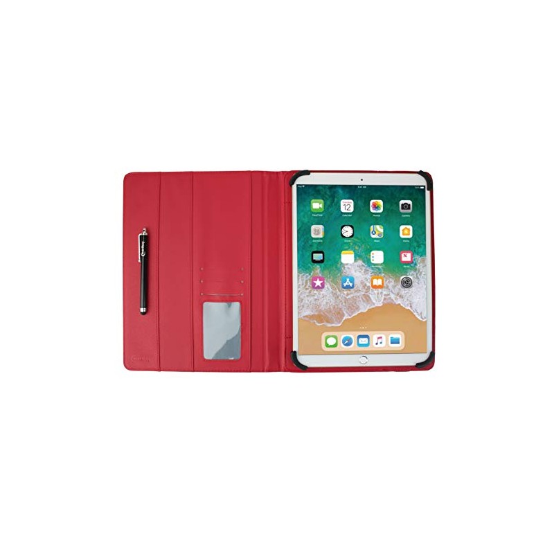 Emartbuy® Universal 9.5" - 10.1" Multi Angle Folio Wallet Case