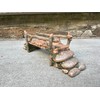 Mokoboho Fairy Garden Bridge, Acrylic, Stone and Log Design, 7.5"