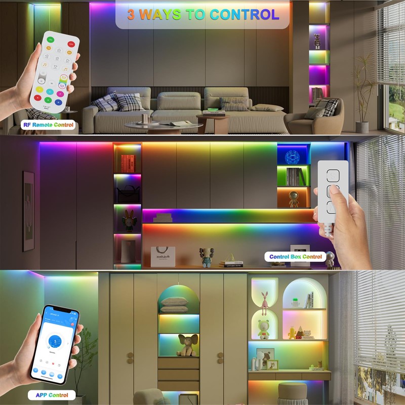 PAUTIX Wi-Fi+Bluetooth Music Pixel LED Smart Controller Kit SP548E,Compatible with