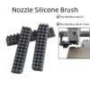 YUYUEMI 3 PCS Lab A1 Silicone Nozzle Brush Accessories,Mini Wiper
