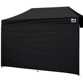 Eurmax USA Instant Camp Shelter Tarp 10x20 Tent, 1 Pack Tarp Only (Black)