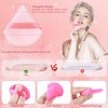 Hebterrka 8 Pieces Triangular Powder Puffs Face Makeup Setting Powder