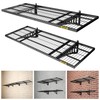 Aecxm 2 Pack-1.64x4ft Wall Garage Storage Shelf, Adjustable Sliding Rail